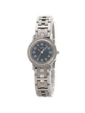 Hermes Clipper Watch SS